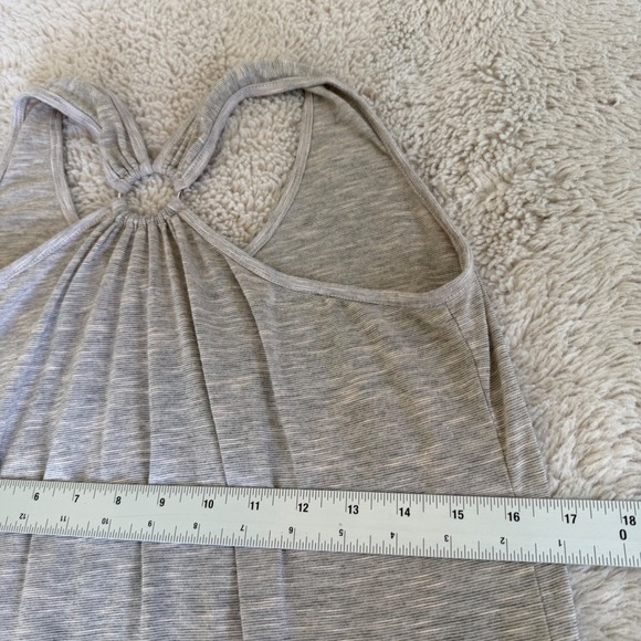 Y2K Girly Grunge Gray Rose Graphic Tank Top Sleeveless Racerback Boho Relaxed - Picture 5 of 7